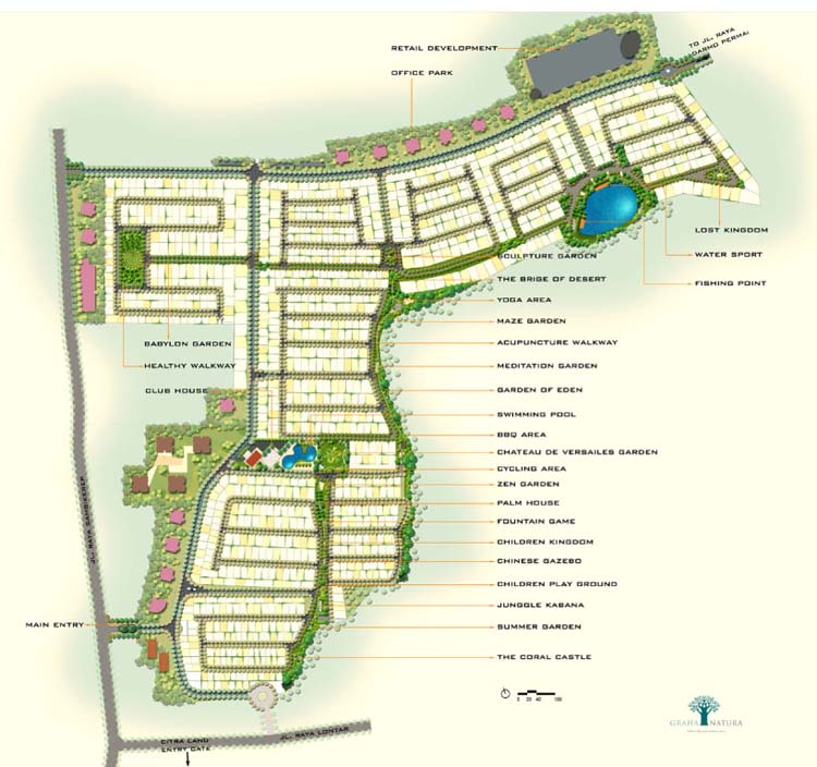 Click here to see larger image Graha Natura Masterplan